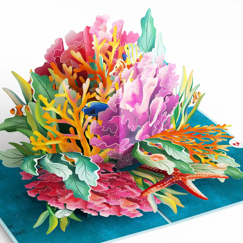 Lovepop Coral Reef Wonders Pop-Up Card - Image 2