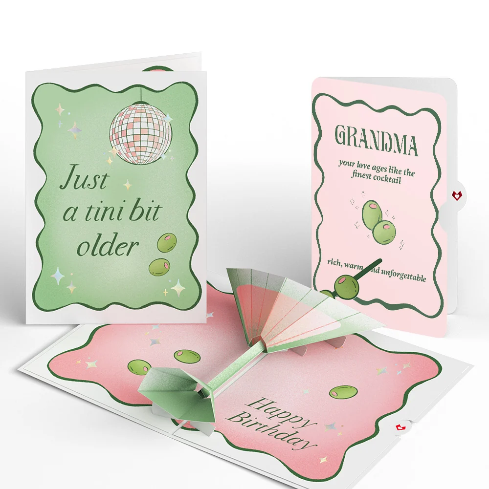 Lovepop Just a Tini Bit Older Birthday Pop-Up Card and Sentiment Set for Grandmother