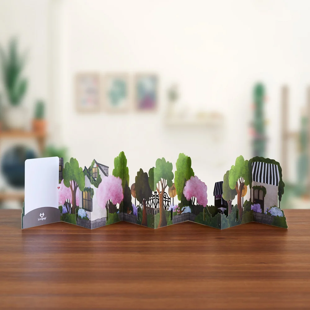 Lovepop Loving You is a Walk in the Park Loooooong Card (Expands to 2 feet) - Image 3