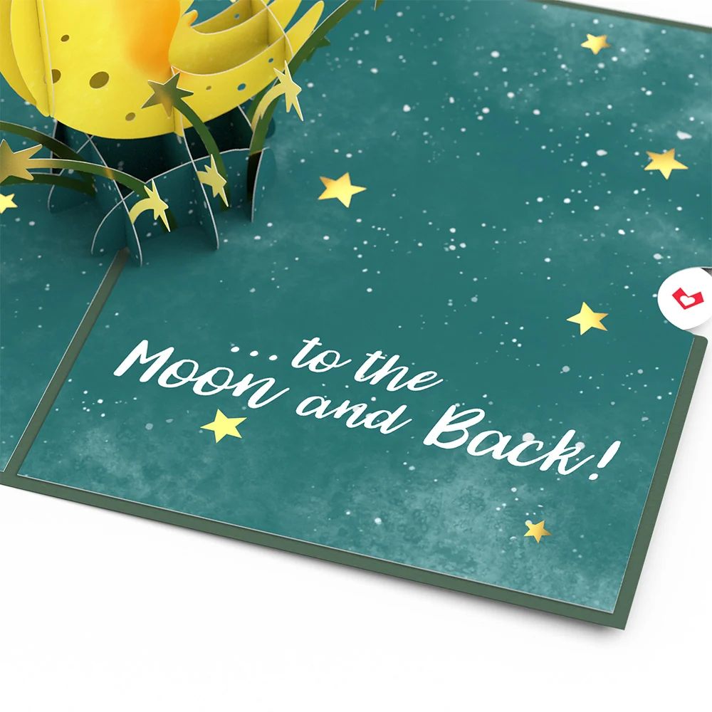 Lovepop Love You to the Moon and Back Pop-Up Card - Image 2