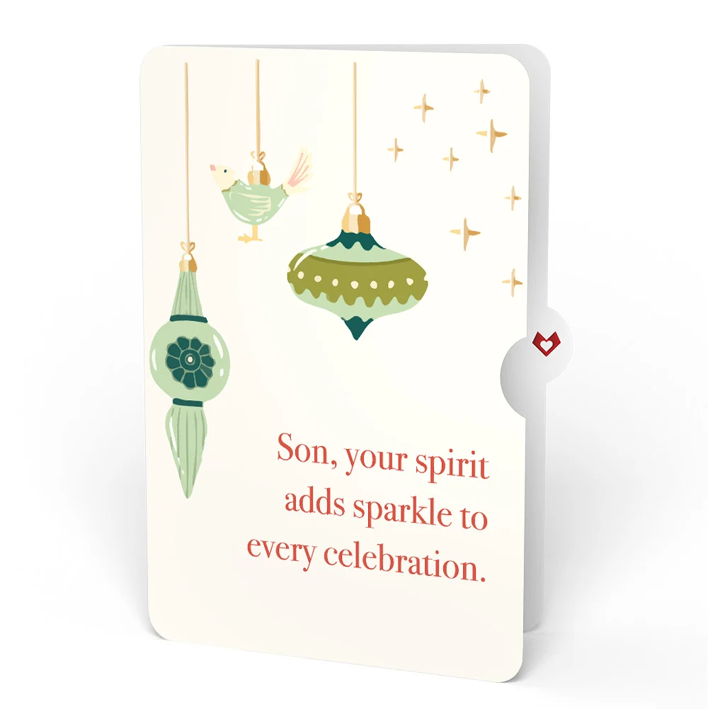 Lovepop Meowy Cat-mess Christmas Pop-Up Card and Sentiment Set for Son Cream - Image 4