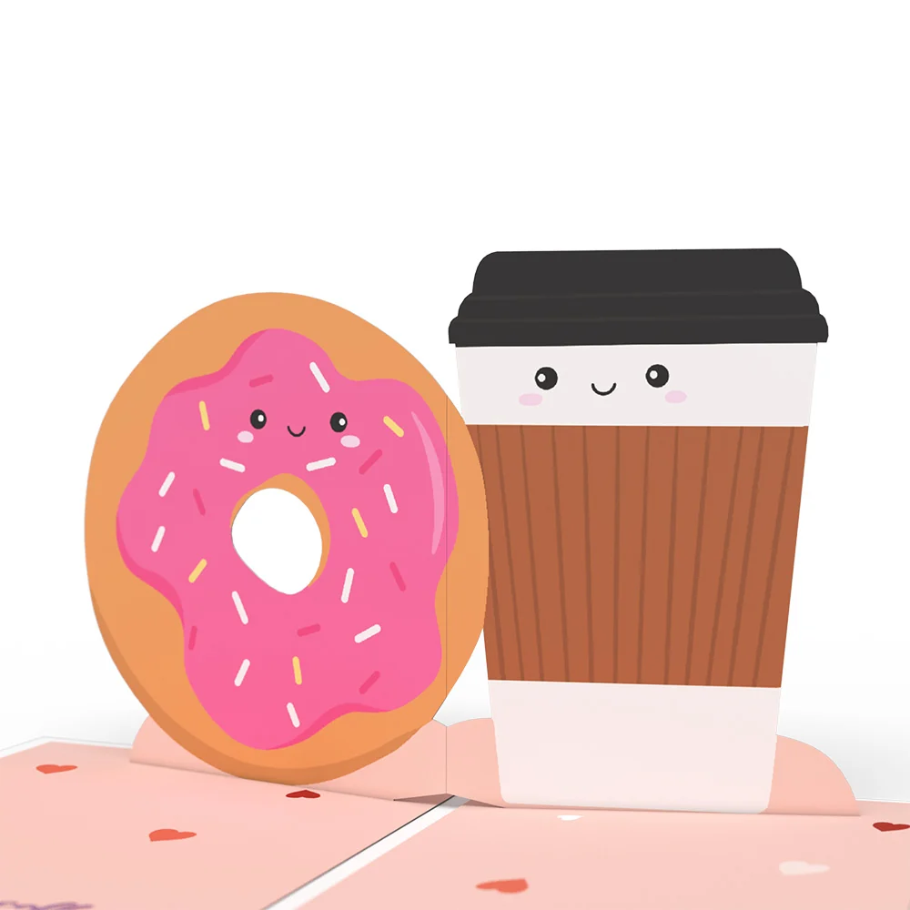 Lovepop We Go Together Like... Valentine's Day 4-in-1 Nesting Card Coffee - Image 13