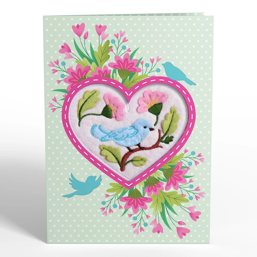 Lovepop Lively Bluebird HeartFelt Charm Card - Image 7
