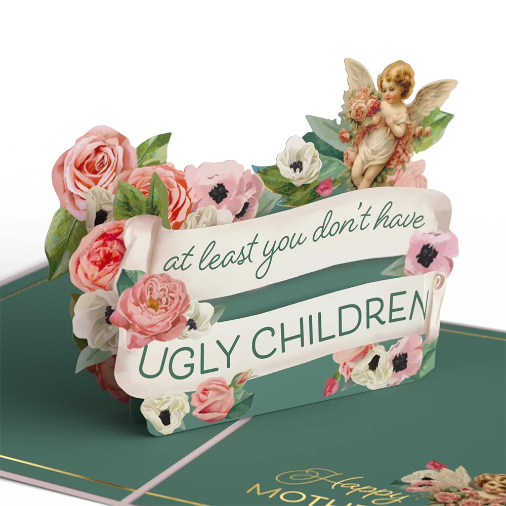 Lovepop At Least You Don't Have Ugly Children Mother's Day Pop-Up Card - Image 2