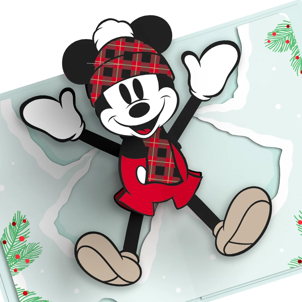 Lovepop Disney's Mickey Mouse Let It Snow Pop-Up Card - Image 2