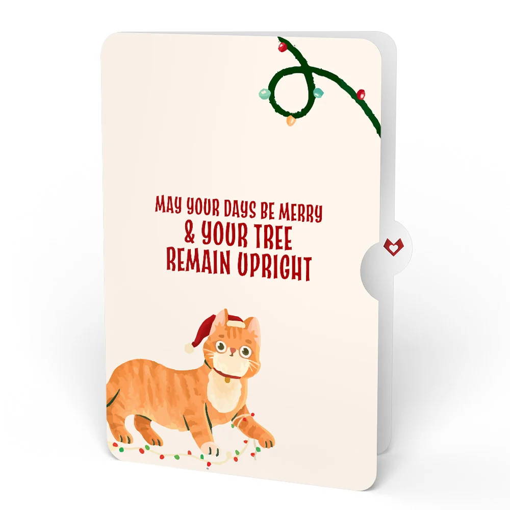 Lovepop Christmas Joy Wreath and Funny Cat Sentiment Set - Image 4