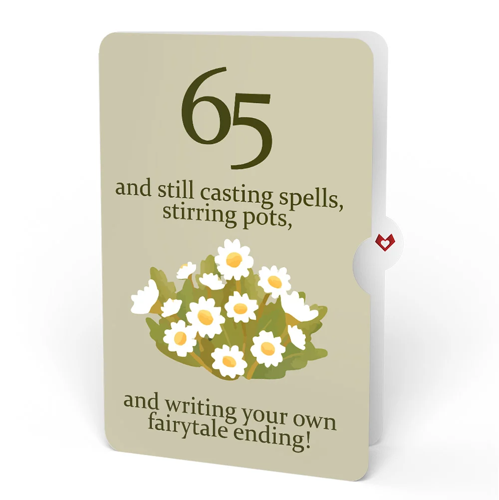 Lovepop Cheers to a New Chapter 65th Birthday Pop-Up Card and Sentiment Set Pot - Image 4