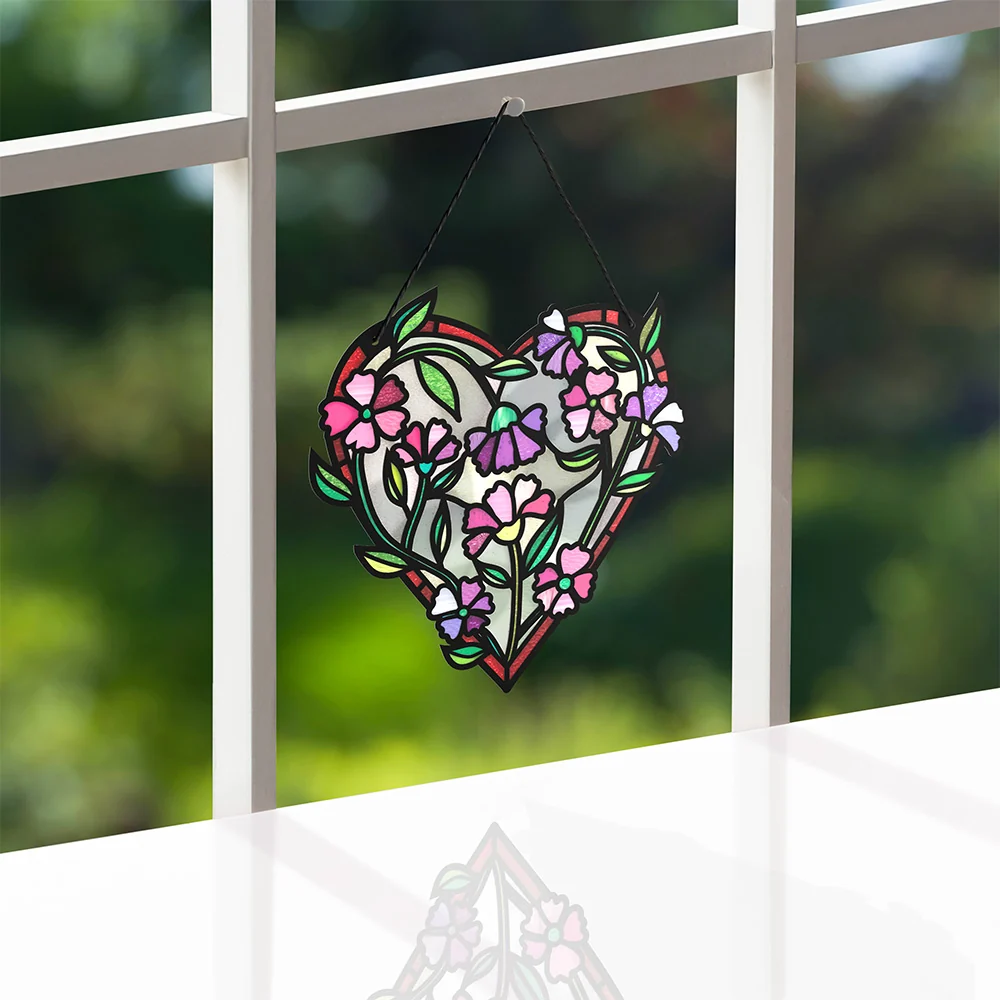 Lovepop Love Grows Heart Suncatcher Card