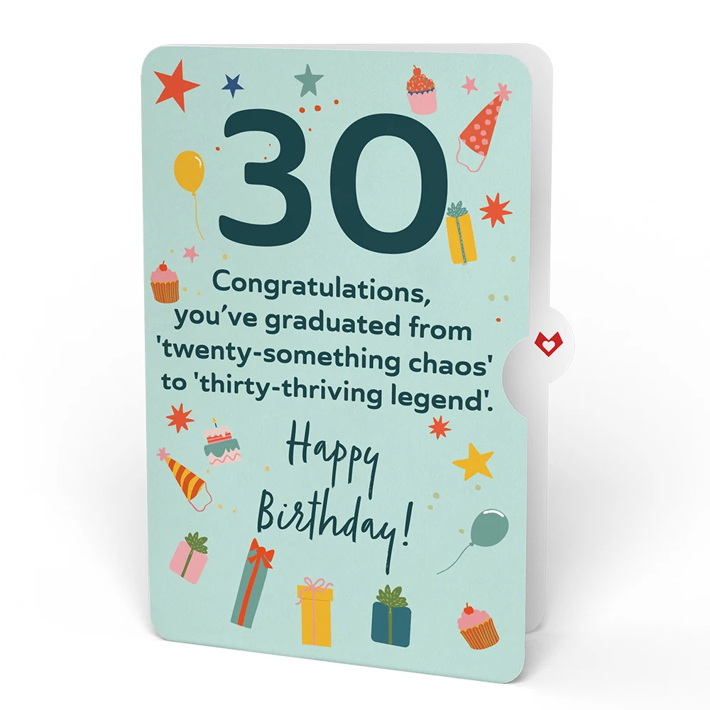 Lovepop 30th Birthday Celebration Pop-Up Card and Sentiment Set - Image 4