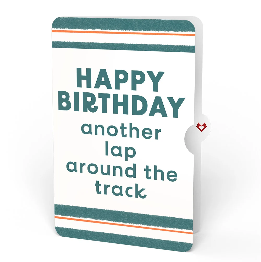 Lovepop Race Day Running Birthday Pop-Up Card and Sentiment Set - Image 4
