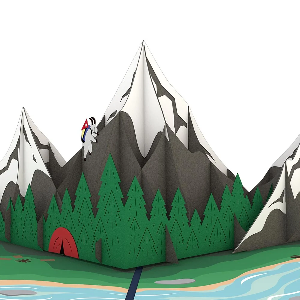 Lovepop Mountains Pop-Up Card Scale - Image 2