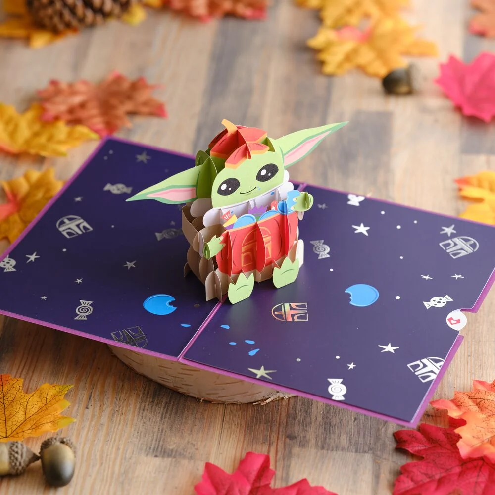 Lovepop Star Wars The Mandalorian Grogu No Tricks All Treats Pop-Up Card - Image 5