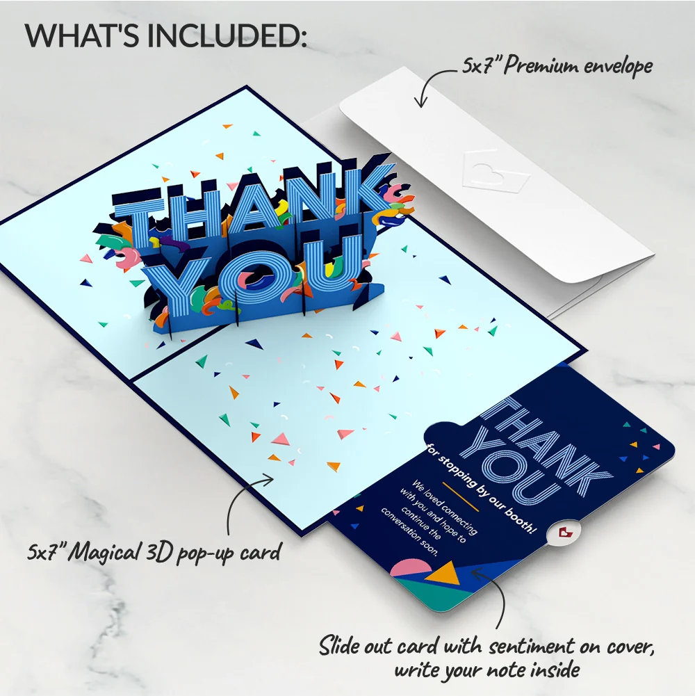 Lovepop Thank You Confetti Pop-Up Card and Continuing Conversations Sentiment Set - Image 2