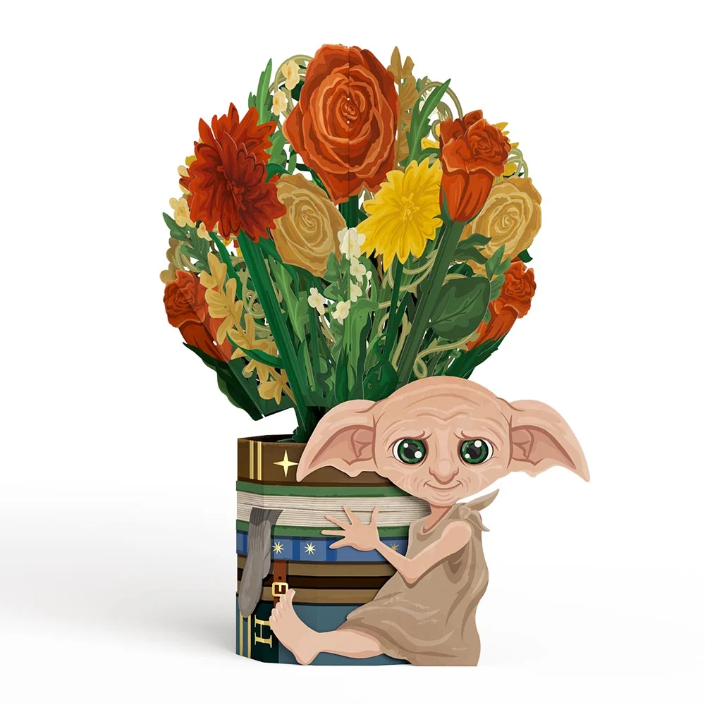 Lovepop Harry Potter Dobby Birthday Pop-Up Card & Flower Buds Bouquet Bundle - Image 5