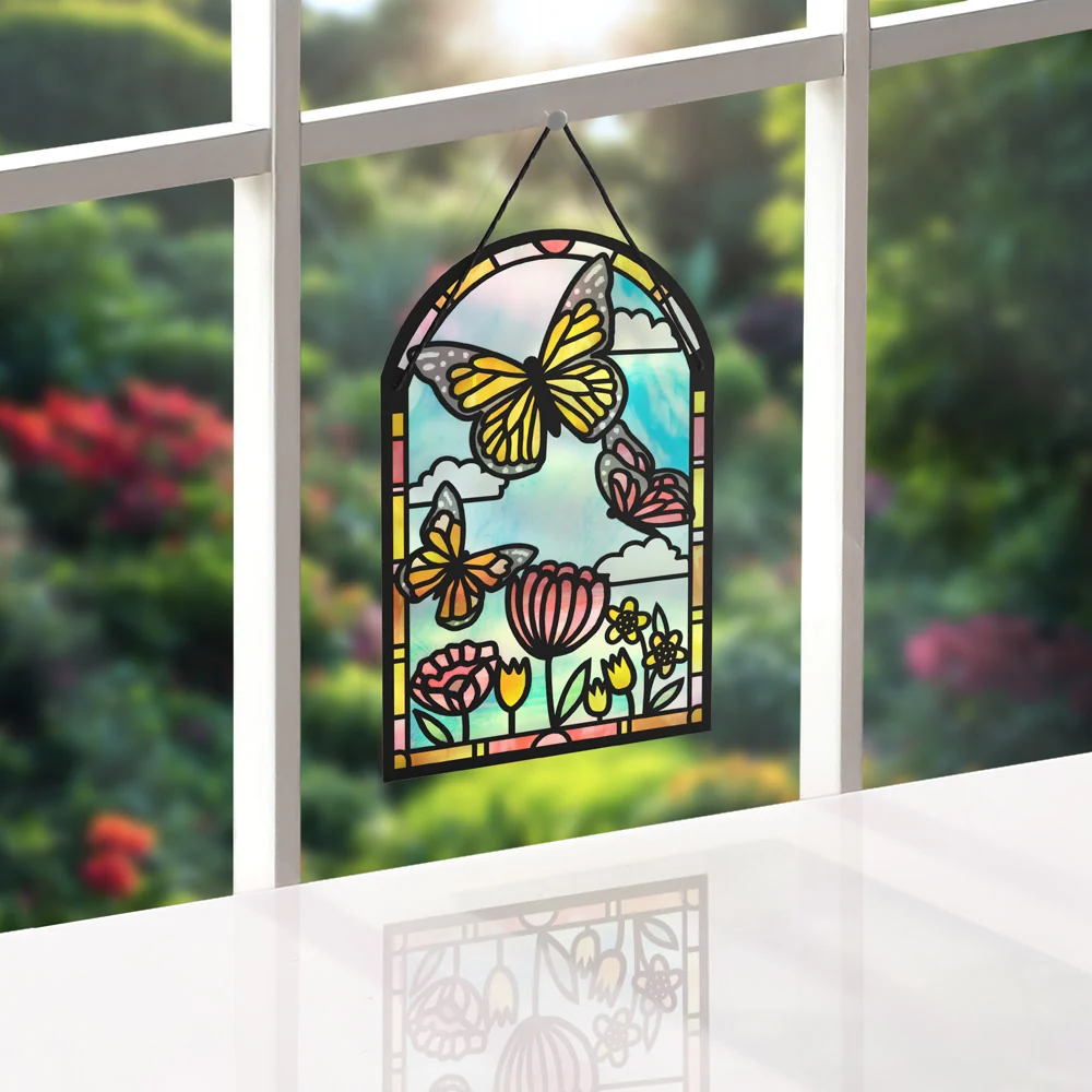 Lovepop You Are So Loved Butterfly Suncatcher Card & Bouquet Bundle - Image 3