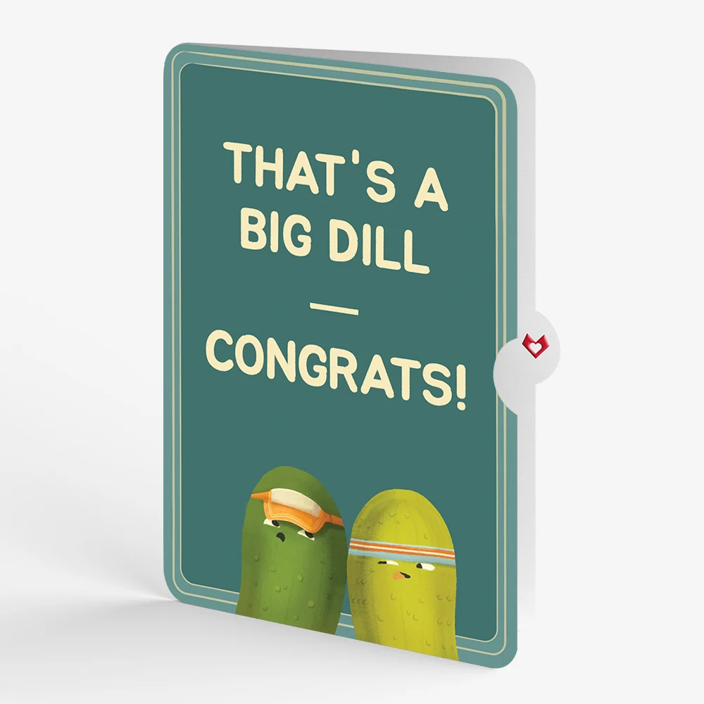 Lovepop Playful Pickleball Congratulations Pop-Up Card and Sentiment Set Cream - Image 4