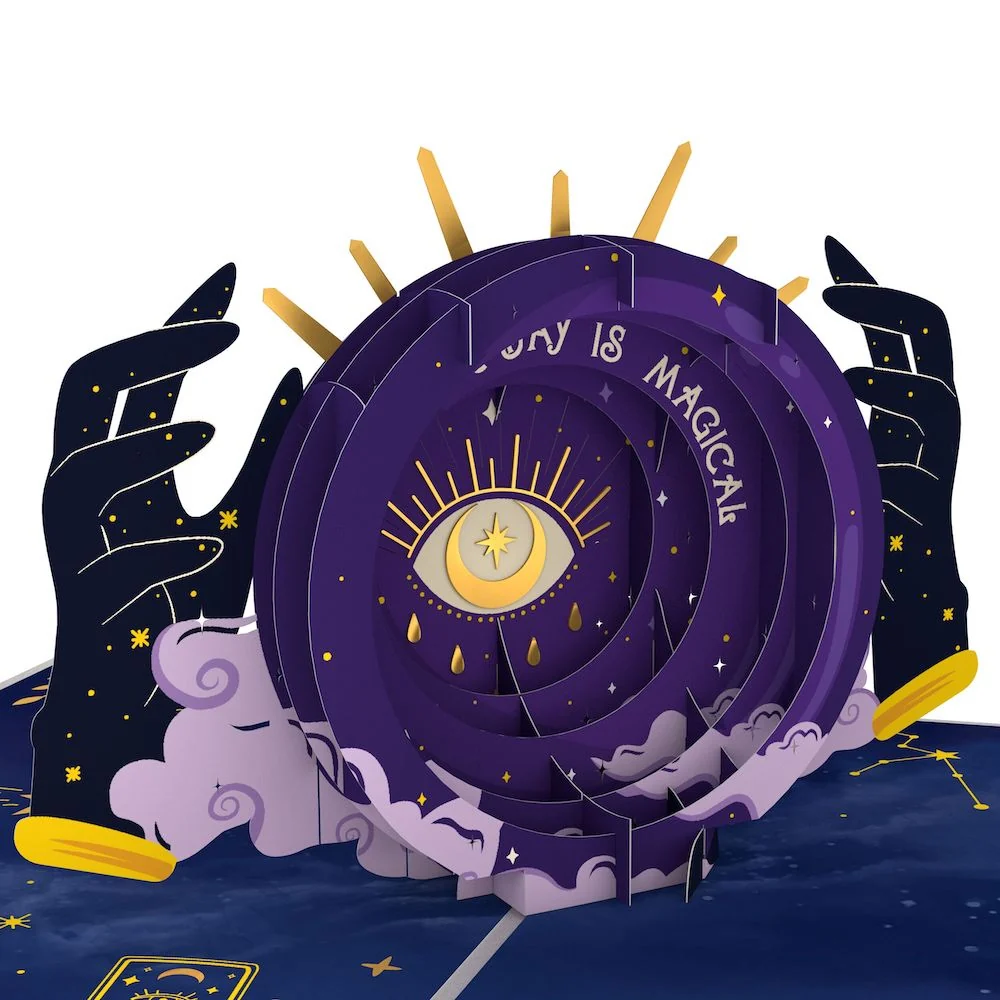 Lovepop Magical Birthday Pop-Up Card and Pisces Zodiac Sentiment Set - Image 3