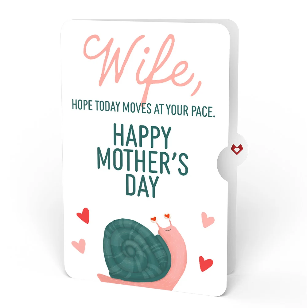 Lovepop Love You Slow Much Snail Mother’s Day Pop-Up Card and Sentiment Set for Wife - Image 3