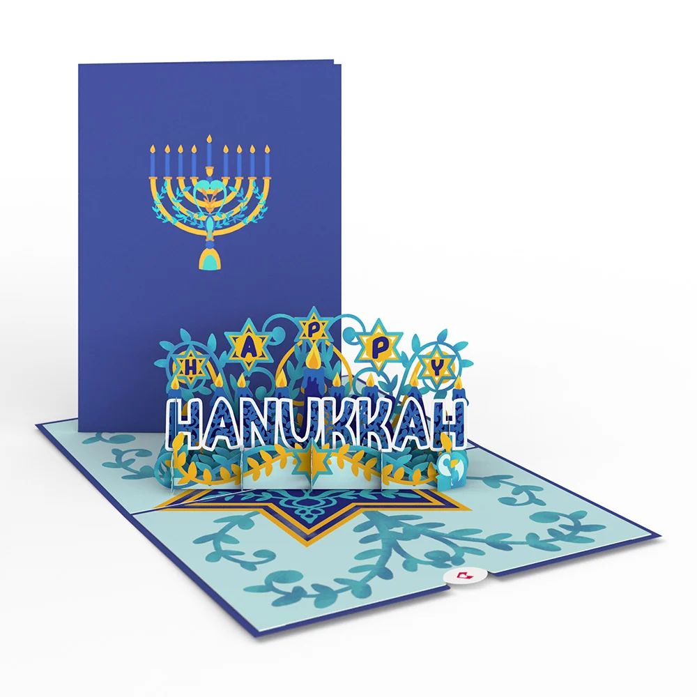 Lovepop Happy Hanukkah Pop-Up Card Candle