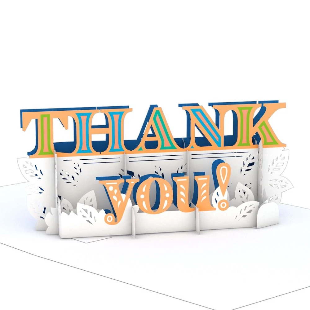 Lovepop Flourish Thank You: Paperpop Card - Image 2