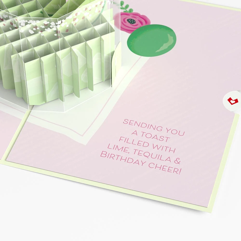Lovepop Birthday Margarita Pop-Up Card - Image 3