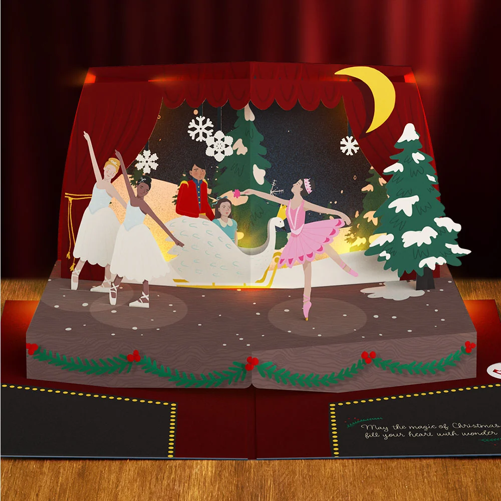Lovepop The Nutcracker Christmas Magic Music and Lights Pop-Up Card - Image 2