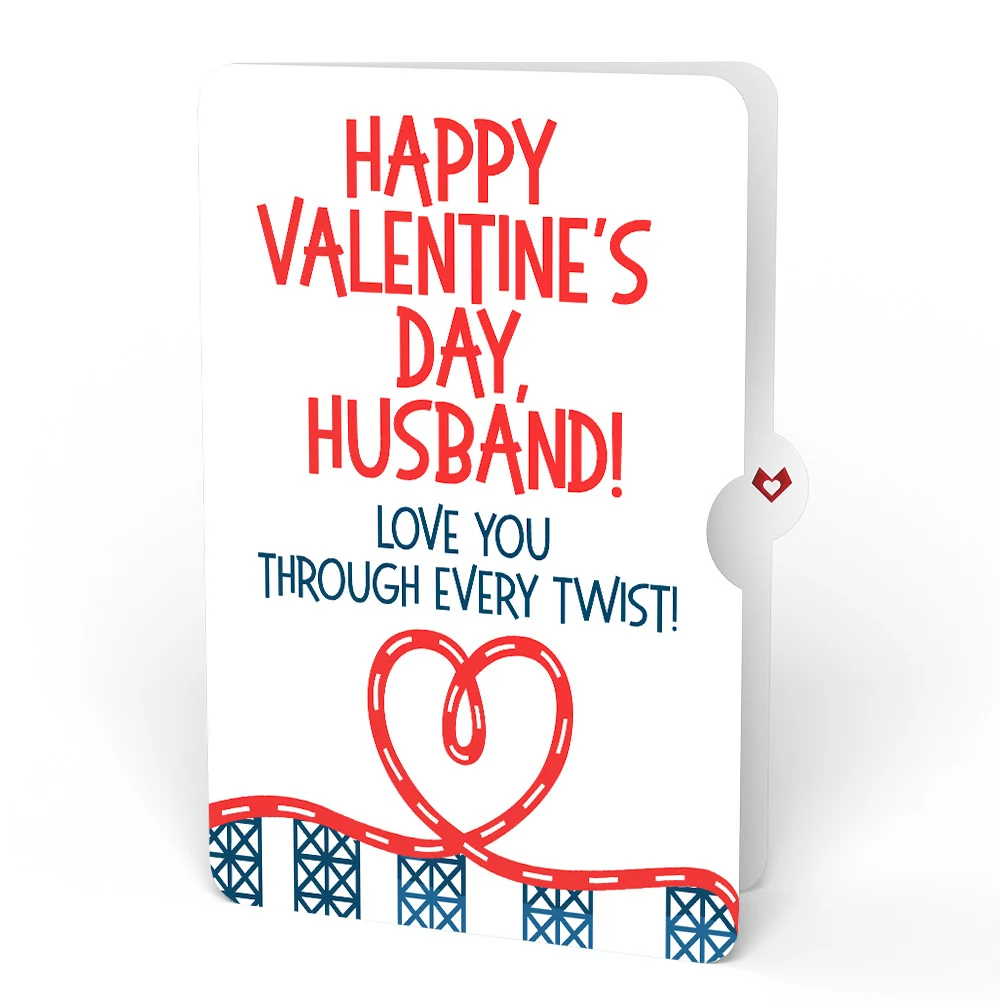 Lovepop Love Rollercoaster Pop-Up Card and Valentine Sentiment Set for Husband - Image 4