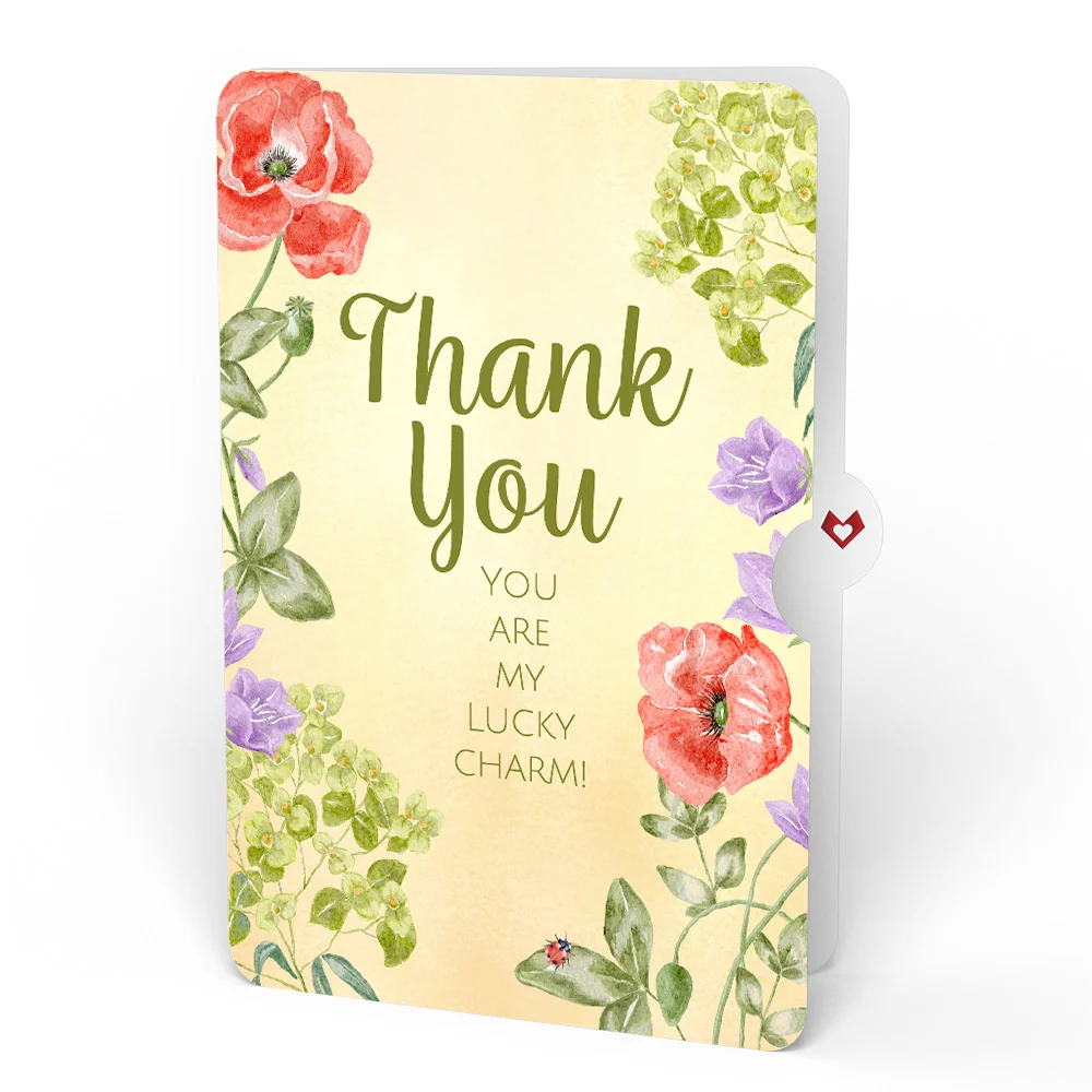 Lovepop Lovely Ladybug Thank You Glitter Bouquet and Sentiment Set Vase - Image 4