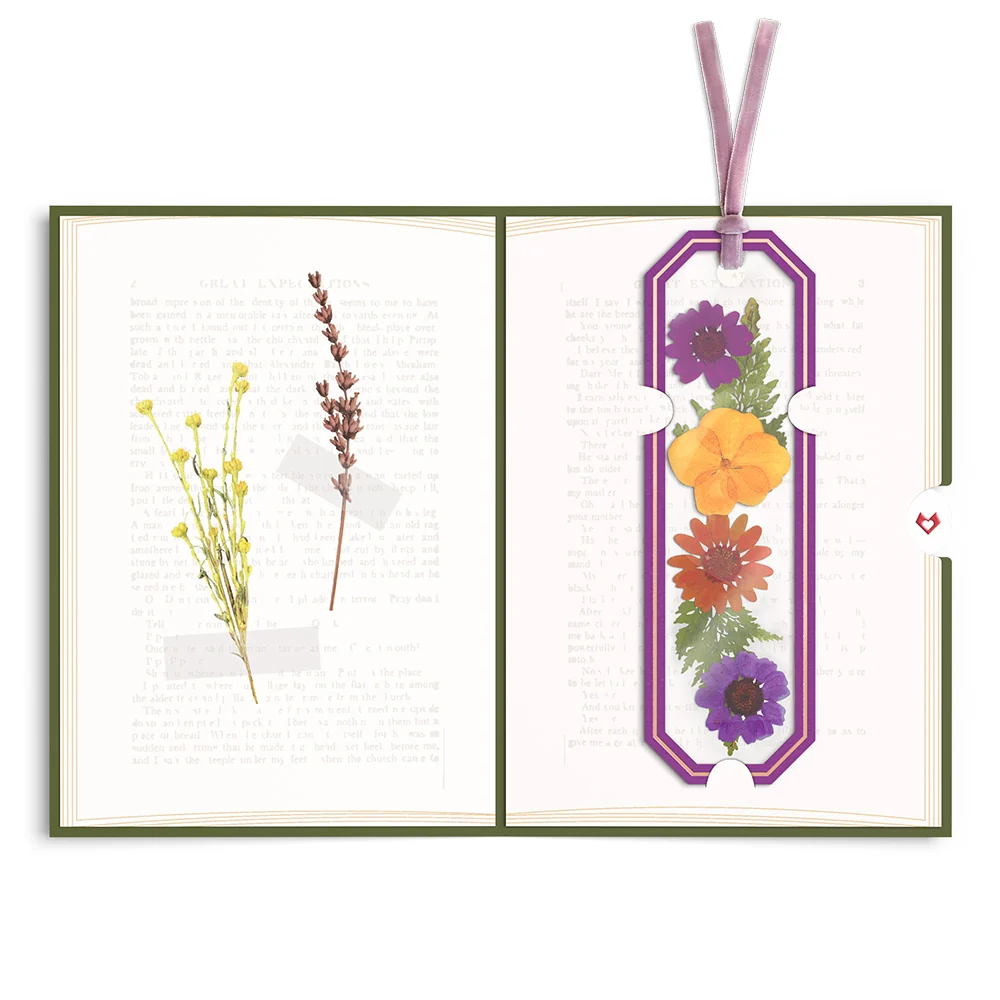 Lovepop Best Chapter Yet Petal Pressed Bookmark Card - Image 4
