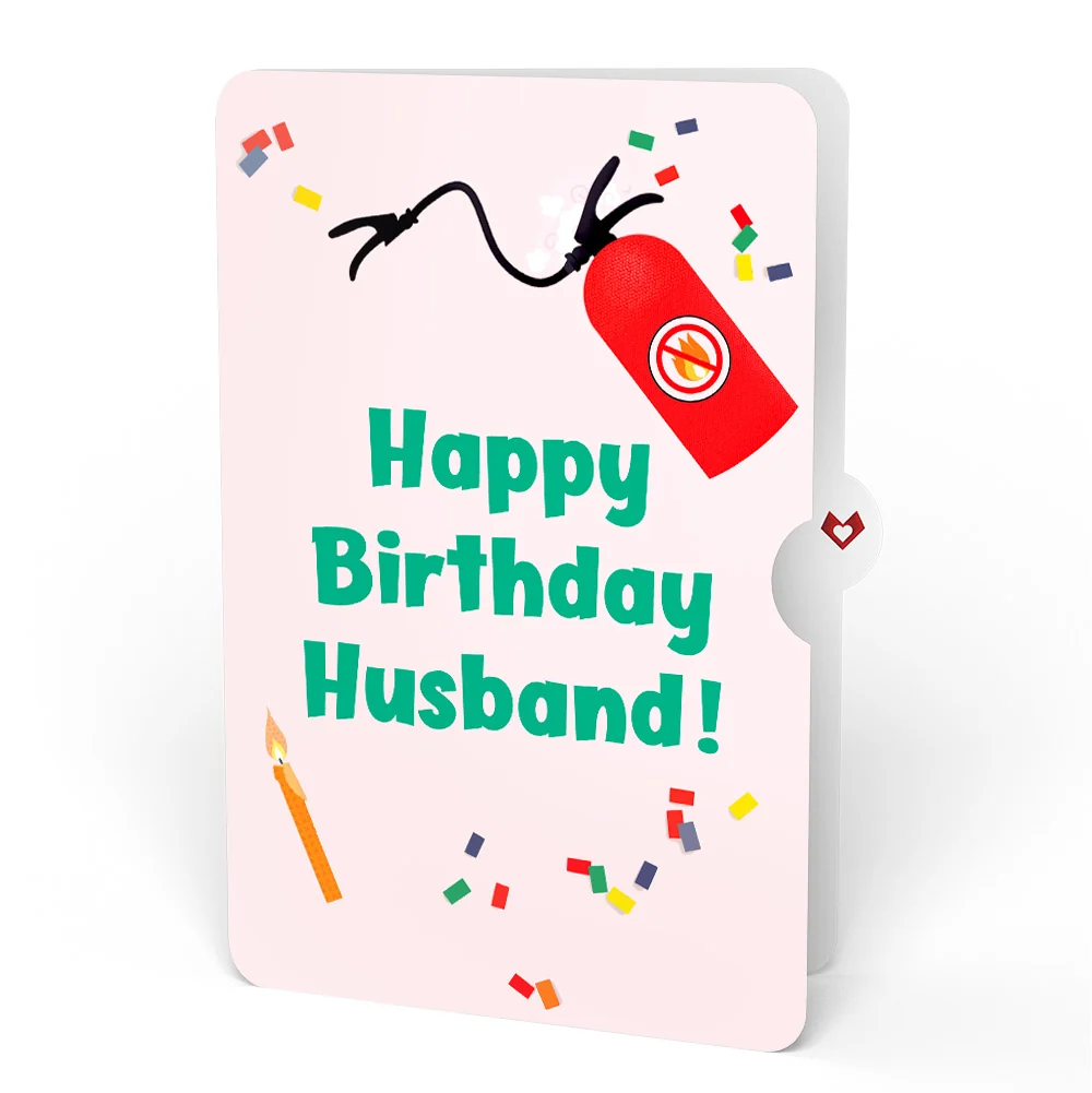 Lovepop Holy Smokes You're Old Birthday Pop-Up Card and Sentiment Set for Husband Candle - Image 4