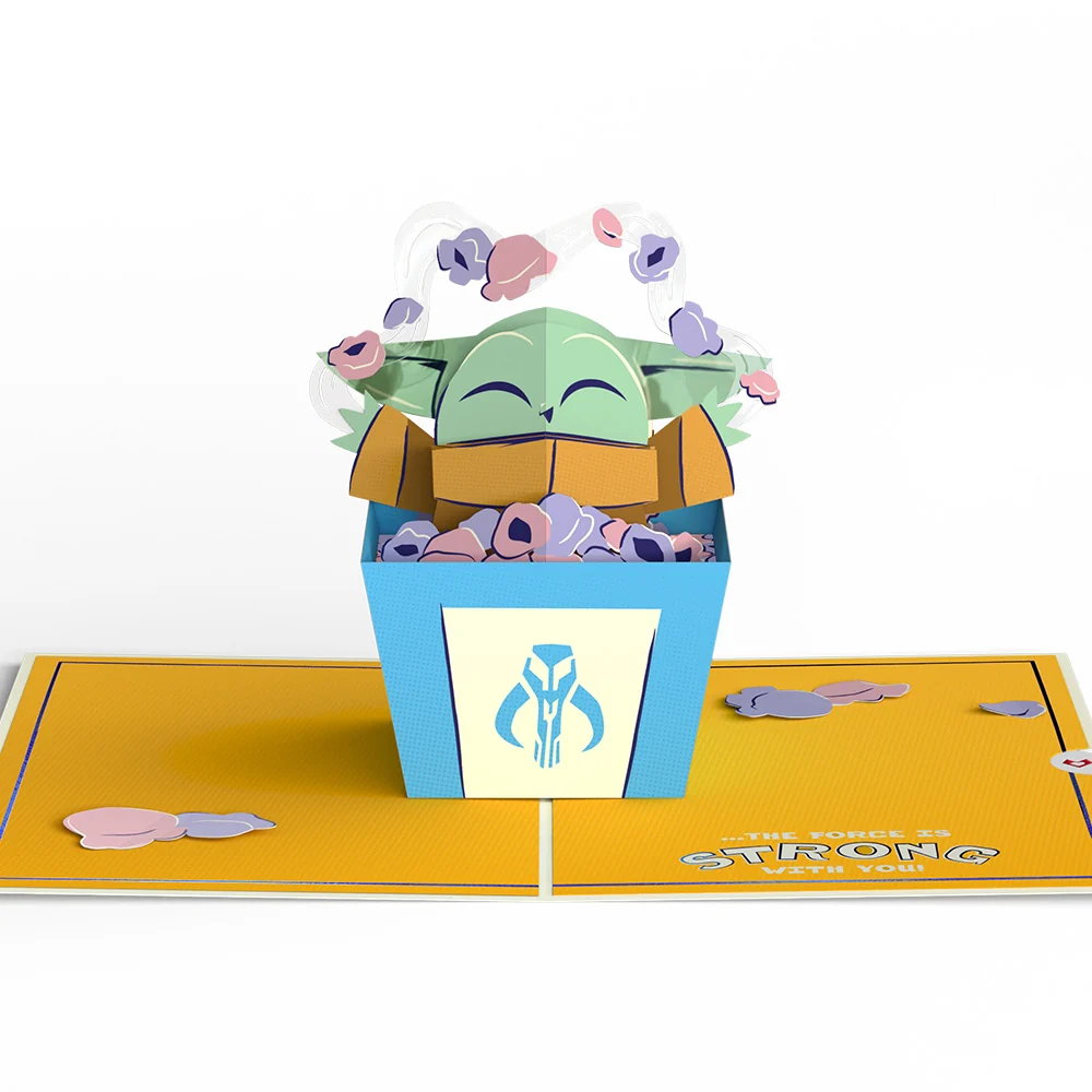Lovepop Star Wars The Mandalorian and Grogu The Force Is Strong with You Pop-Up Card - Image 4