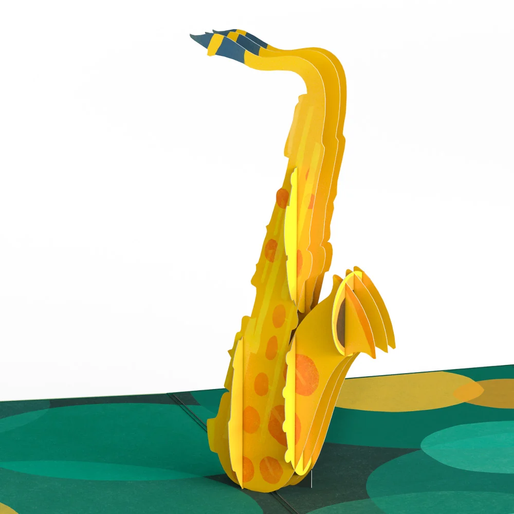 Lovepop Saxophone Pop-Up Card - Image 2