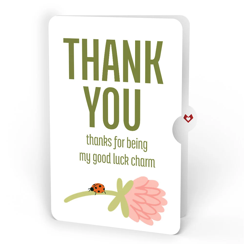 Lovepop Shamrock Fields Thank You Pop-Up Card and Sentiment Set Cream - Image 4
