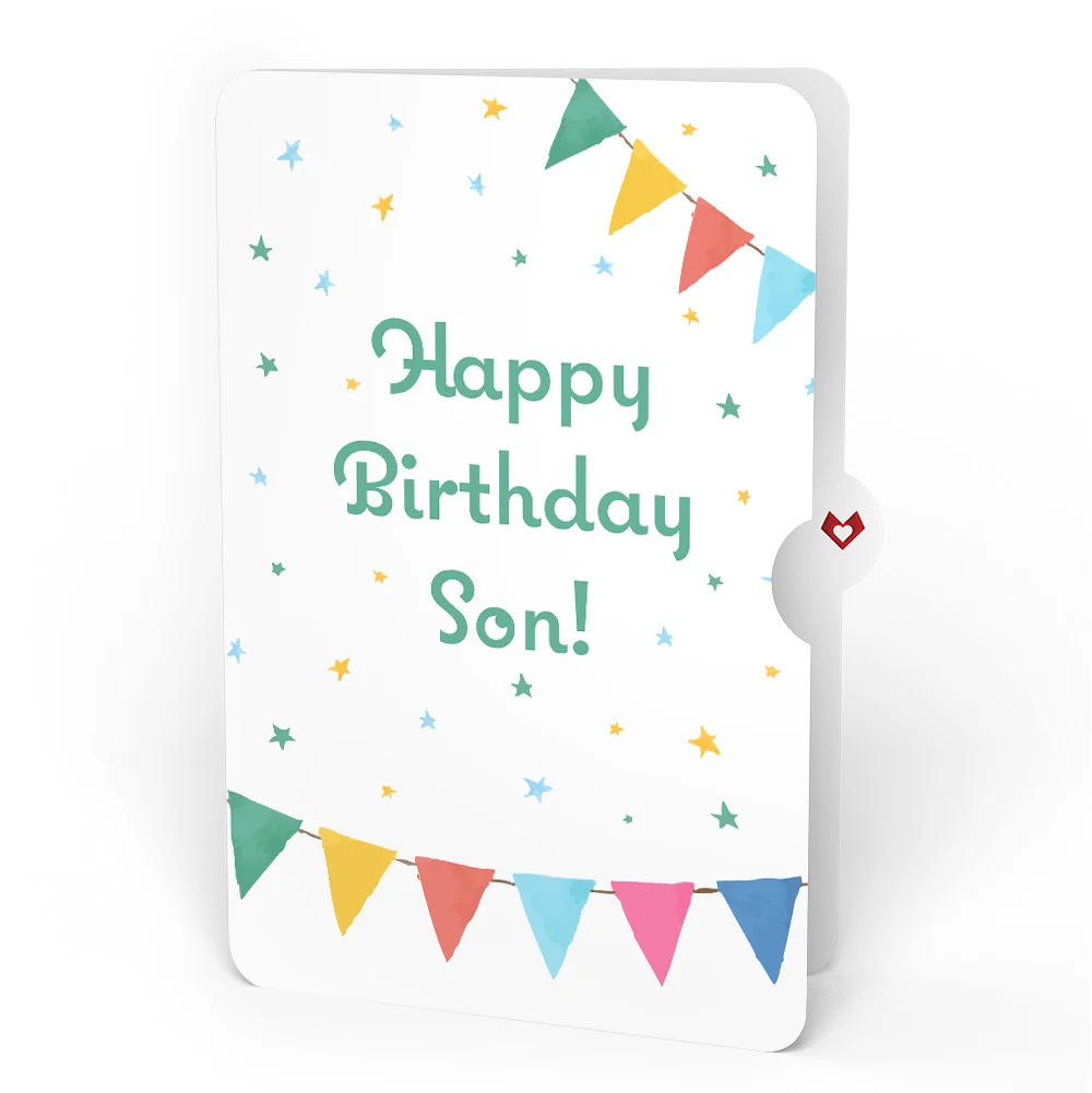 Lovepop Let's Celebrate Birthday Pop-Up Card and Sentiment Set for Son - Image 4