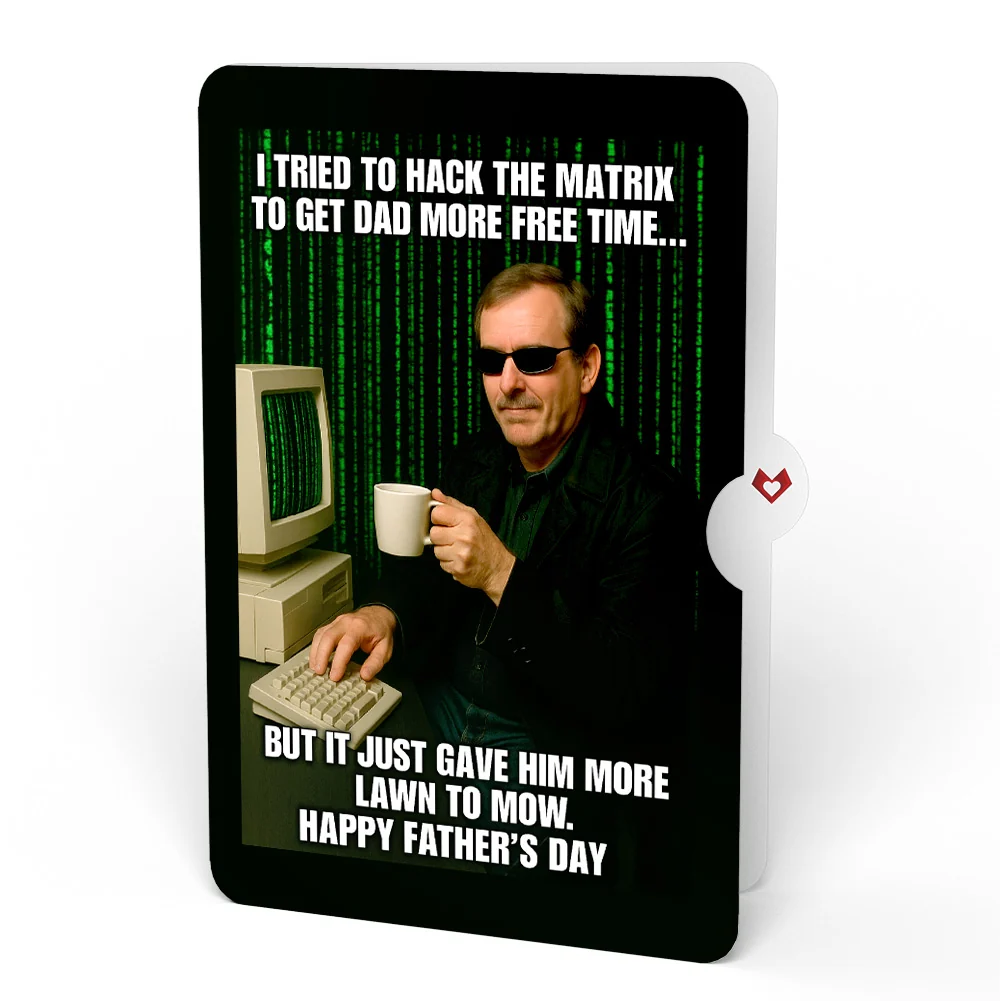 Lovepop Grill Master Father's Day Bouquet and Matrix Hacker Sentiment Set - Image 4