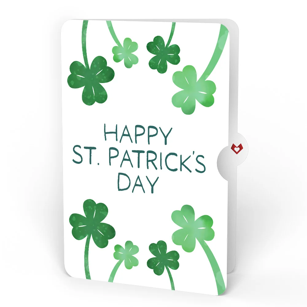 Lovepop Sunlit Hydrangeas St. Patrick’s Day Suncatcher Bouquet and Sentiment Set Glass - Image 4