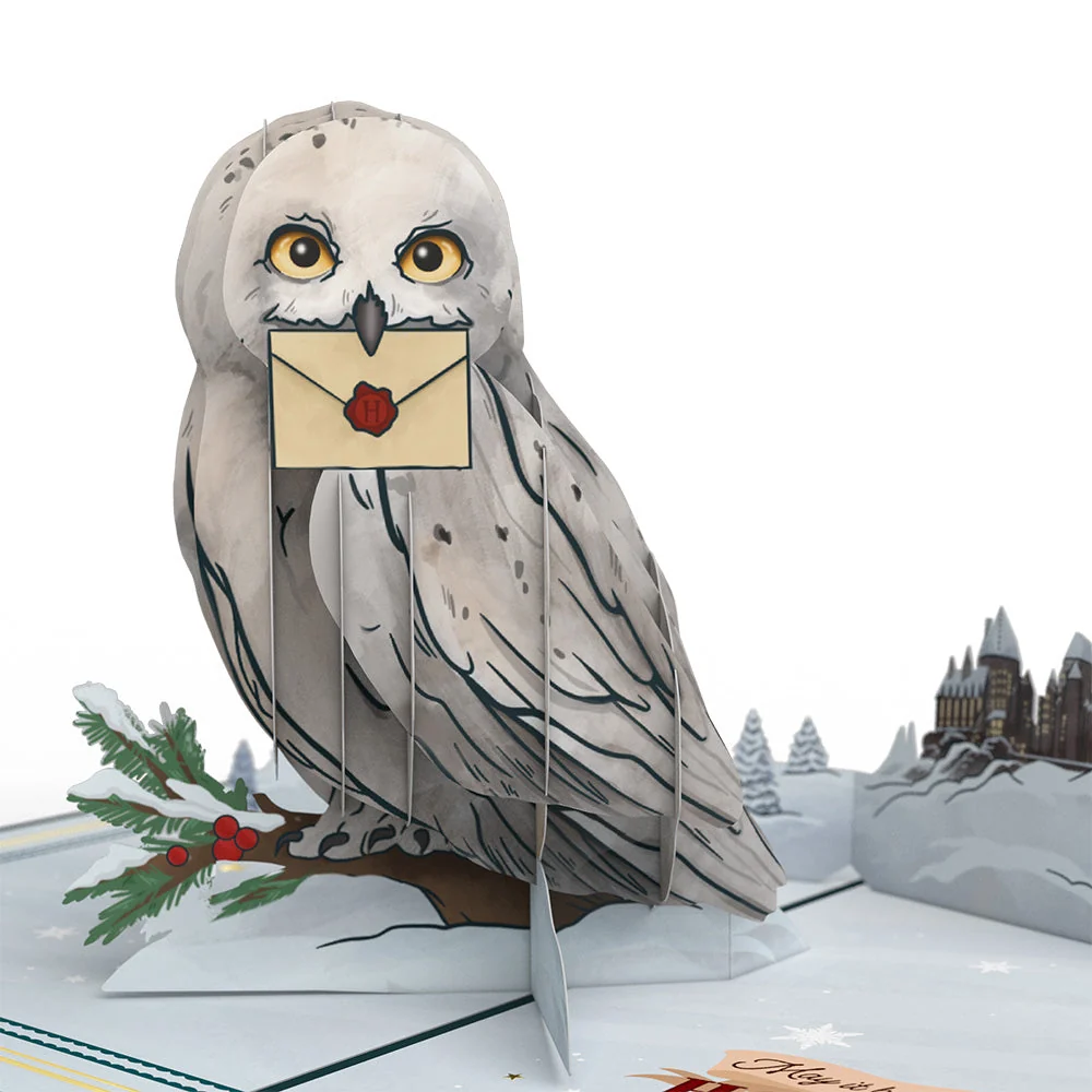 Lovepop Harry Potter Hedwig Holiday Magic Pop-Up Card - Image 3