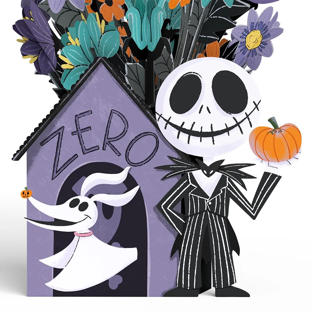 Lovepop Disney Tim Burton’s The Nightmare Before Christmas Jack Skellington Flower Buds Bouquet Vase - Image 2