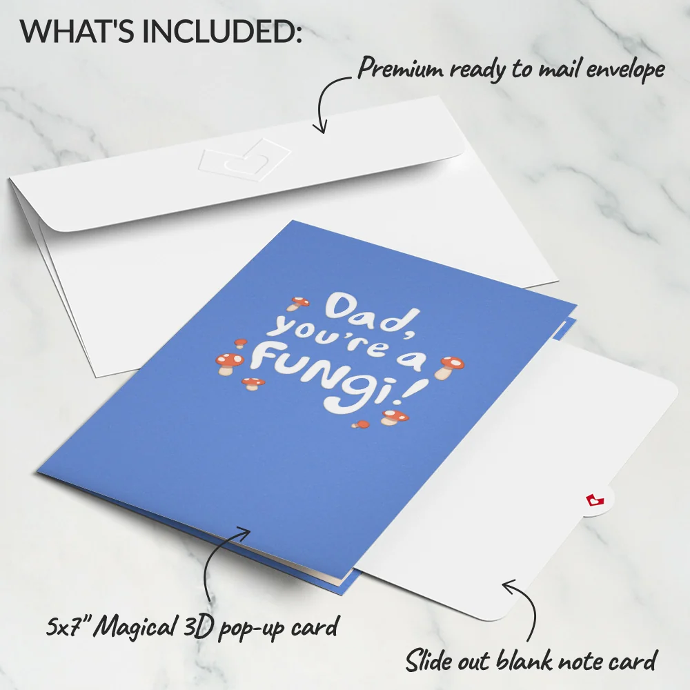 Lovepop Fungi Dad Pop-Up Card - Image 5