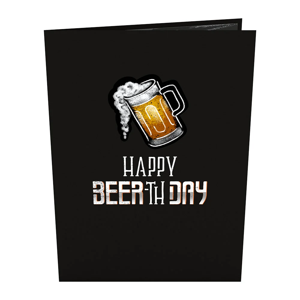 Lovepop Beer-th Day Pop-Up Card Glass - Image 4