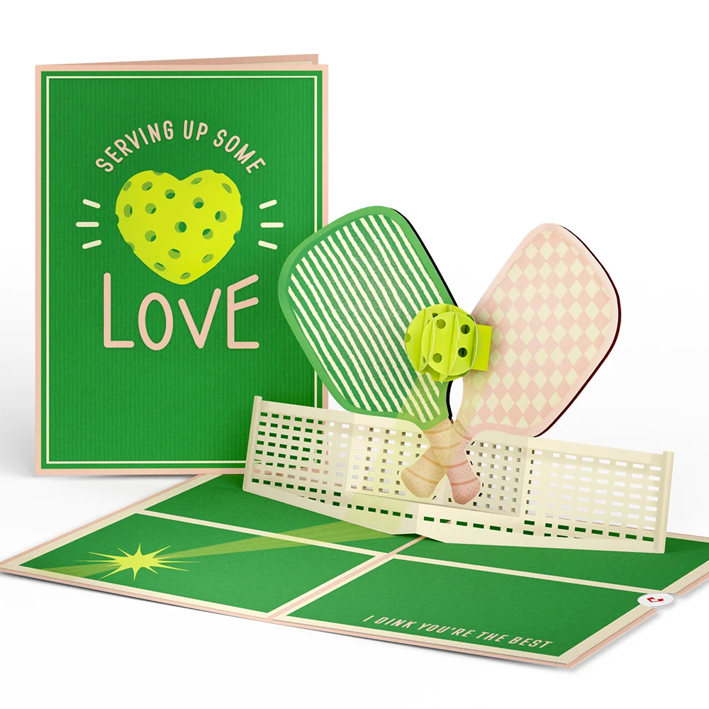 Lovepop I Dink You're the Best Pickleball Pop-Up Card