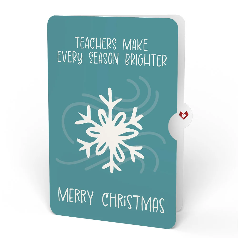 Lovepop Magic of Christmas Santa's Sleigh Light-Up Pop-Up Card and Sentiment Set for Teacher - Image 4