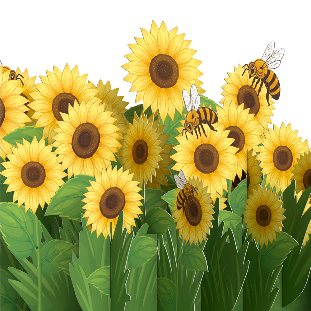 Lovepop Sunflower Field Pop-Up Card - Image 3
