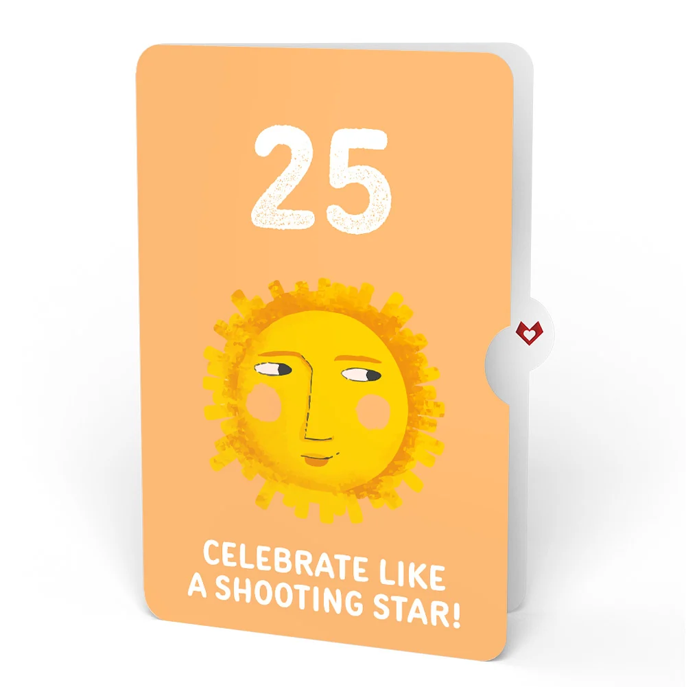 Lovepop Another Trip Around the Sun 25th Birthday Light-Up Pop-Up Card and Sentiment Set - Image 4