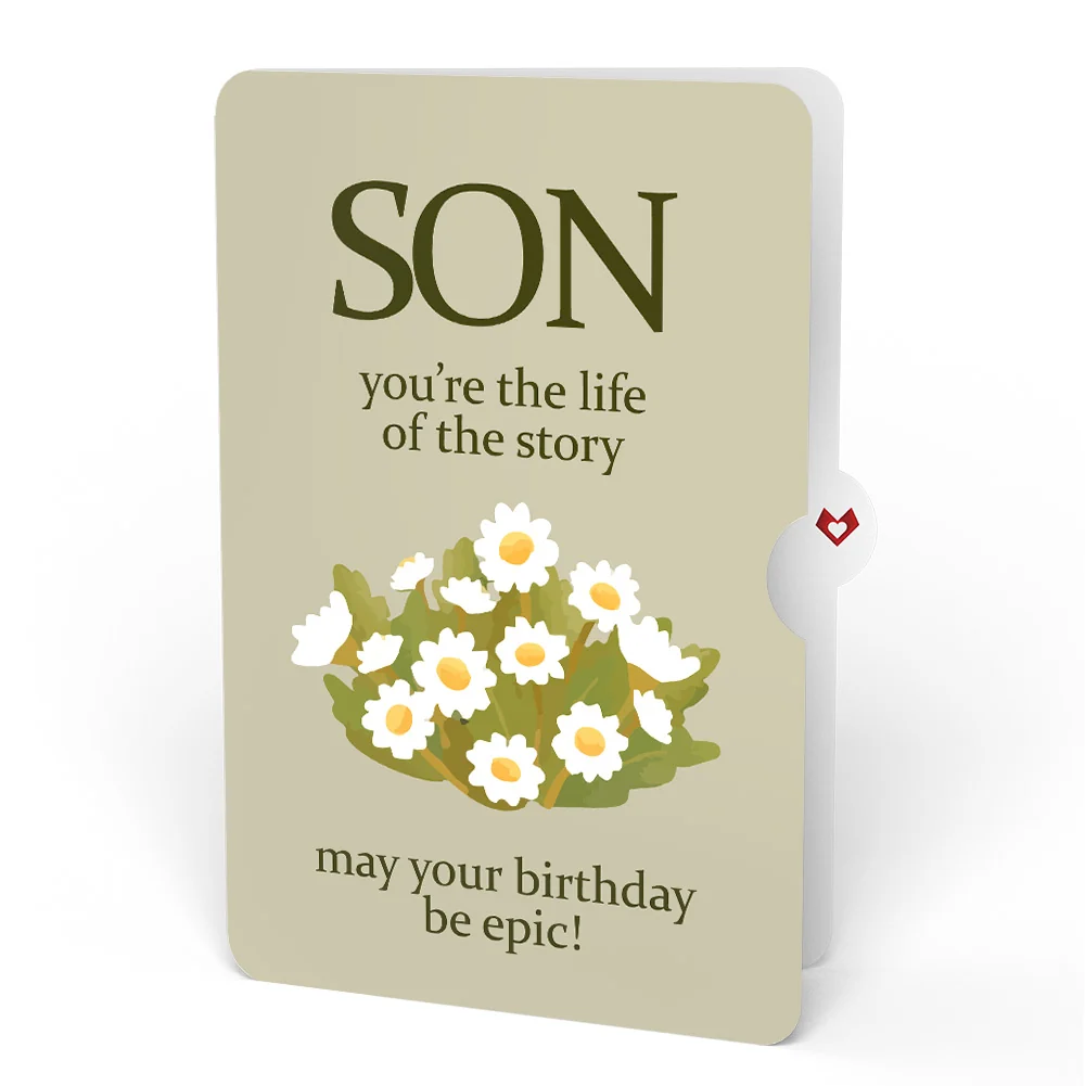 Lovepop Cheers to a New Chapter Birthday Pop-Up Card and Sentiment Set for Son Cream - Image 4