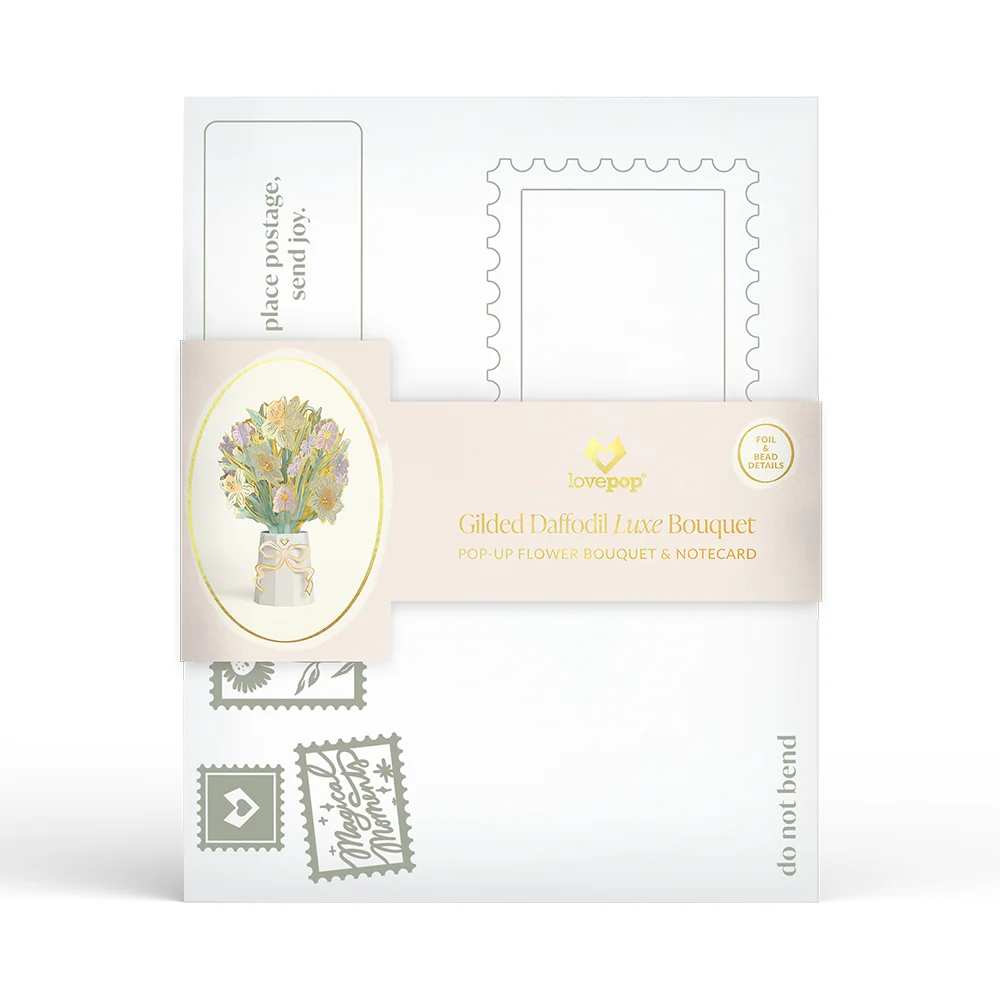 Lovepop Full Bloom Birthday Cake Pop-Up Card & Luxe Bouquet Bundle - Image 7