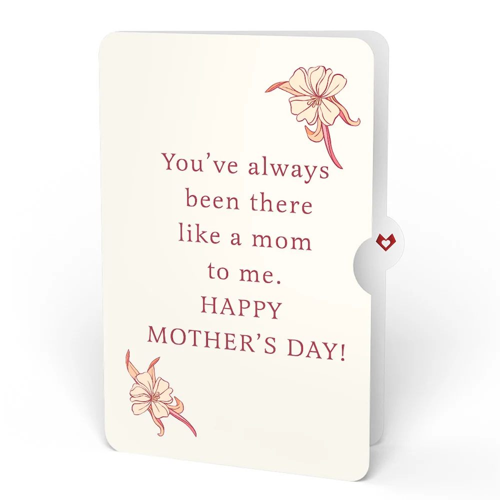 Lovepop Orchid Mother's Day Bouquet and Like A Mom To Me Sentiment Set Vase - Image 4