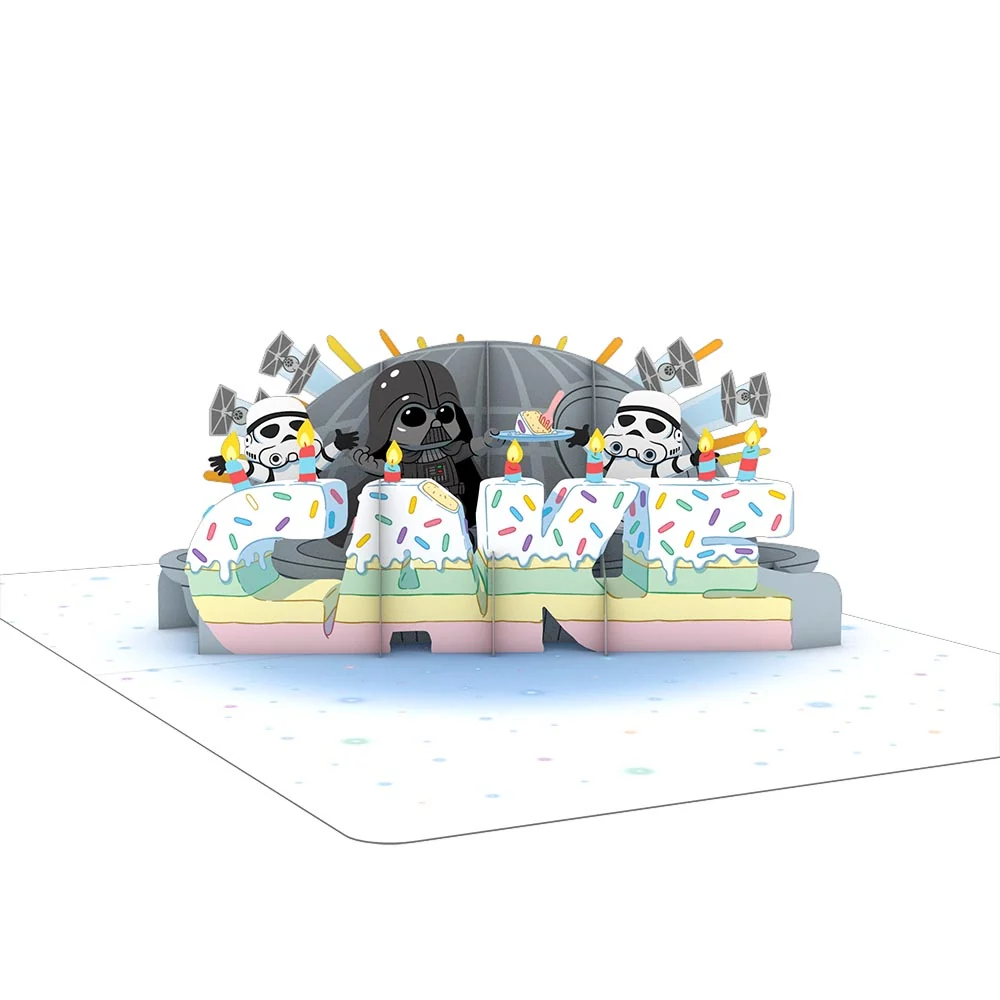 Lovepop Playpop Card: Star Wars Darth Vader Birthday Destiny Candle - Image 2