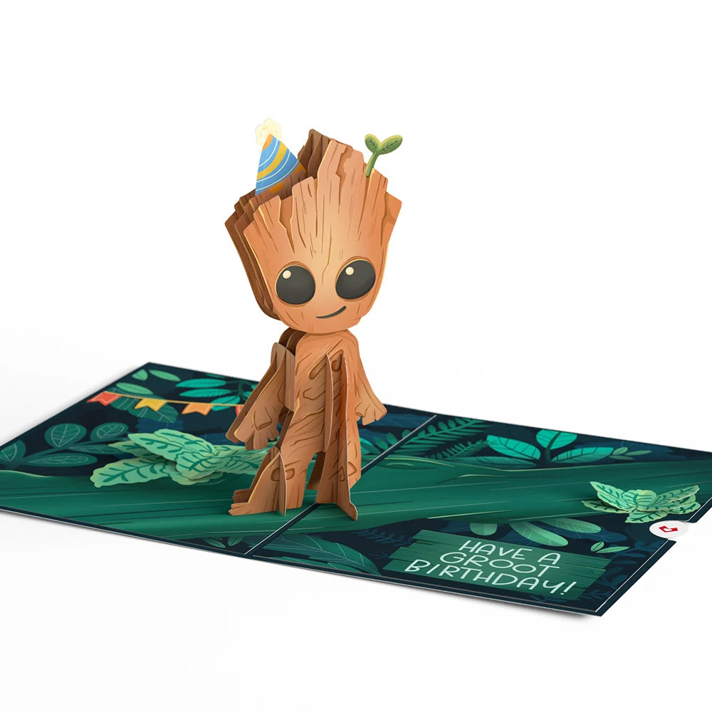 Lovepop Marvel's Guardians of the Galaxy Groot Year of Growth Birthday Pop-Up Card - Image 4