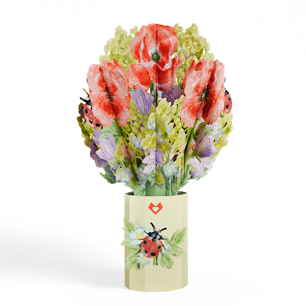 Lovepop Lovely Ladybug Glitter Bouquet - Image 3